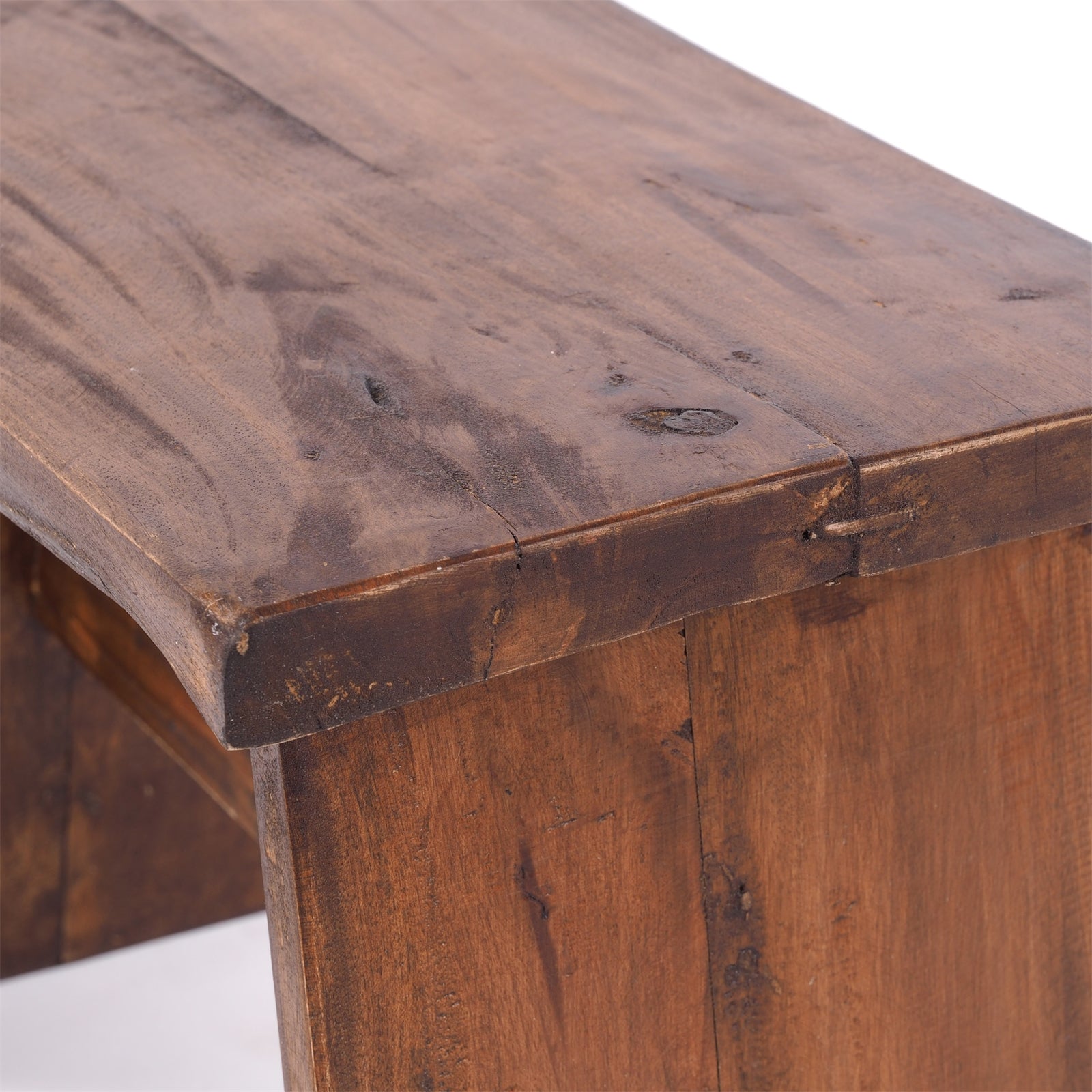 SITZBÄNKCHEN "SCHEMEL 40" | Mahagoni, 31x40x25cm | Fußhocker