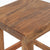 HOLZ HOCKER "MASSIV 48" | Mahagoni, 48x35cm (HxB) | Sitzhocker