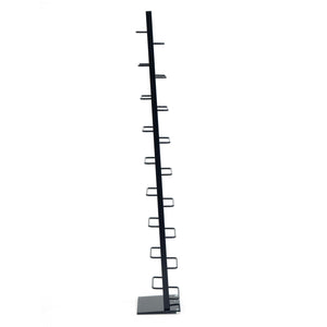 DESIGN CD STÄNDER "TOWER" | 138 cm, Metall | für 126 CDs