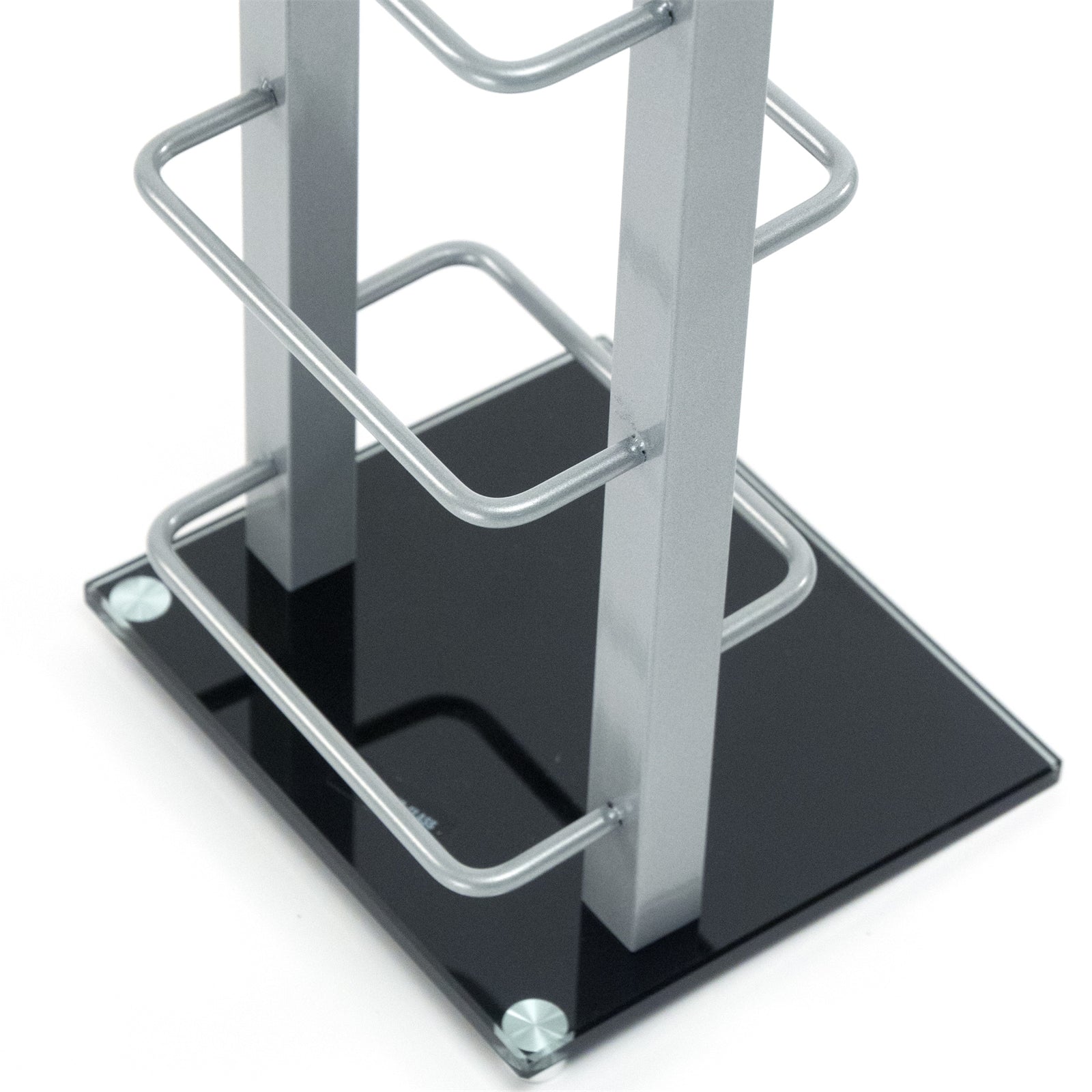 DESIGN CD STÄNDER "TOWER" | 138 cm, Metall | für 126 CDs