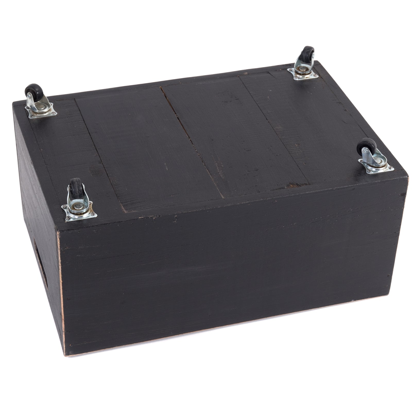 ROLLBARE HOLZKISTE "BOX" | 26x45x30 cm, Mahagoni | Aufbewahrung