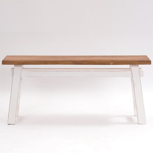 SITZBANK "EAST" | Mahagoni, 118x53x27,5cm (BxHxT) | Holzbank