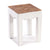 HOCKER "NATURA" | Altholz, 40x30x30 cm (HxBxT) | Holzhocker