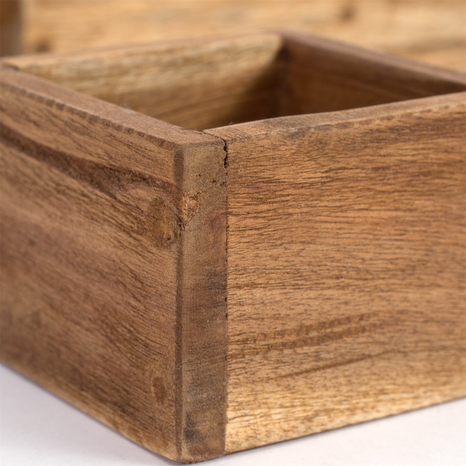 KISTEN SET "CUBO II" | Teak / Mahagoni | erweiterbares Set