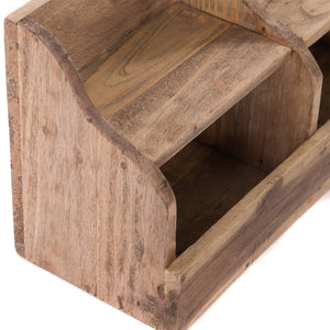 WANDREGAL "STORAGE 40"  | Mahagoni Holz, 40 cm | Holzregal