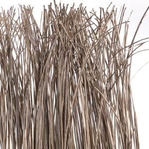 RAUMTEILER "NATURE" | 106x120 cm, Weide, Grau | Weiden Paravent