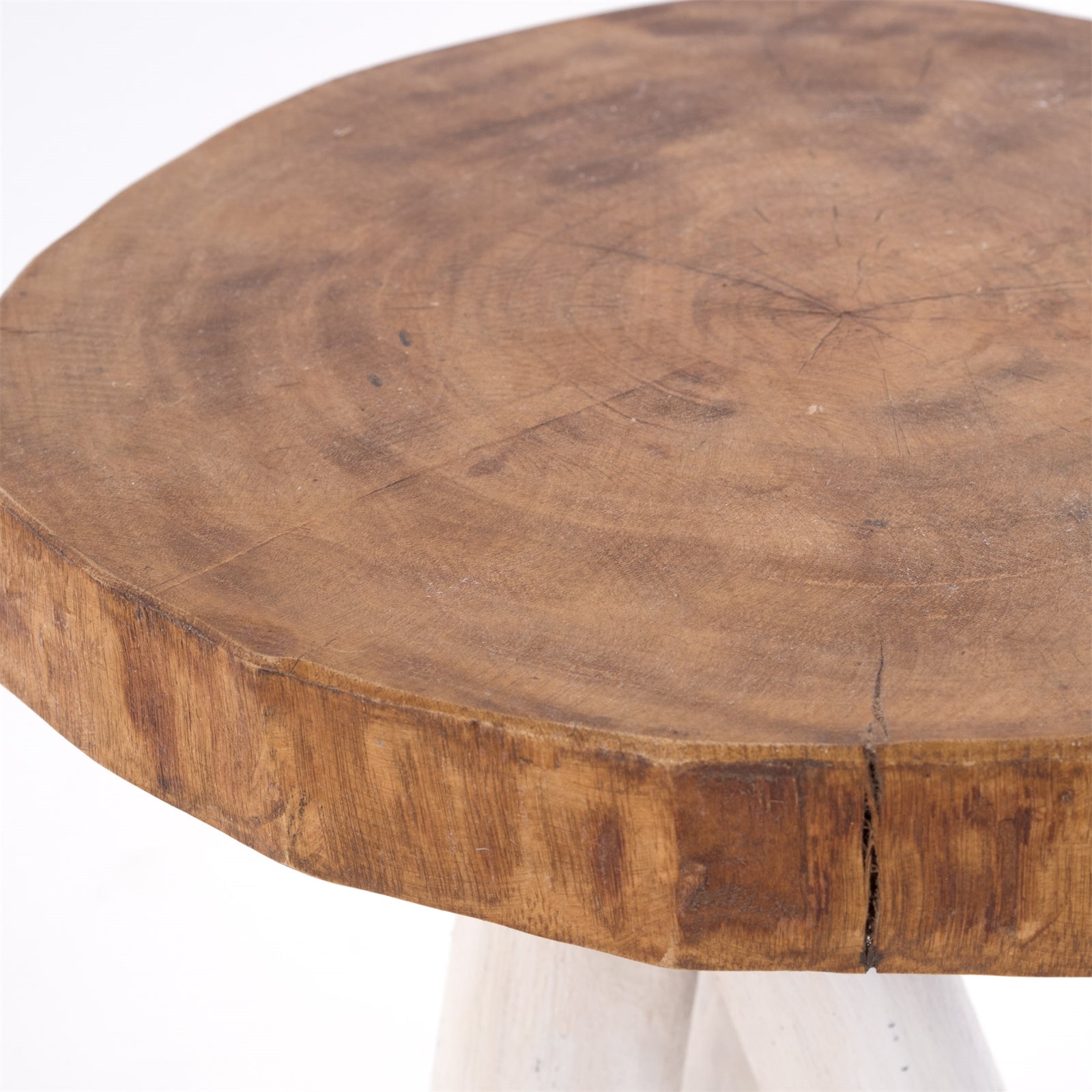 BEISTELLTISCH TEAKHOLZ 40 | 40x34cm (HxB) Massivholz Telefontisch