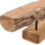 KERZENSTÄNDER "LUMIO" | Mahagoni, 62 cm | Holzboard mit Standfuß