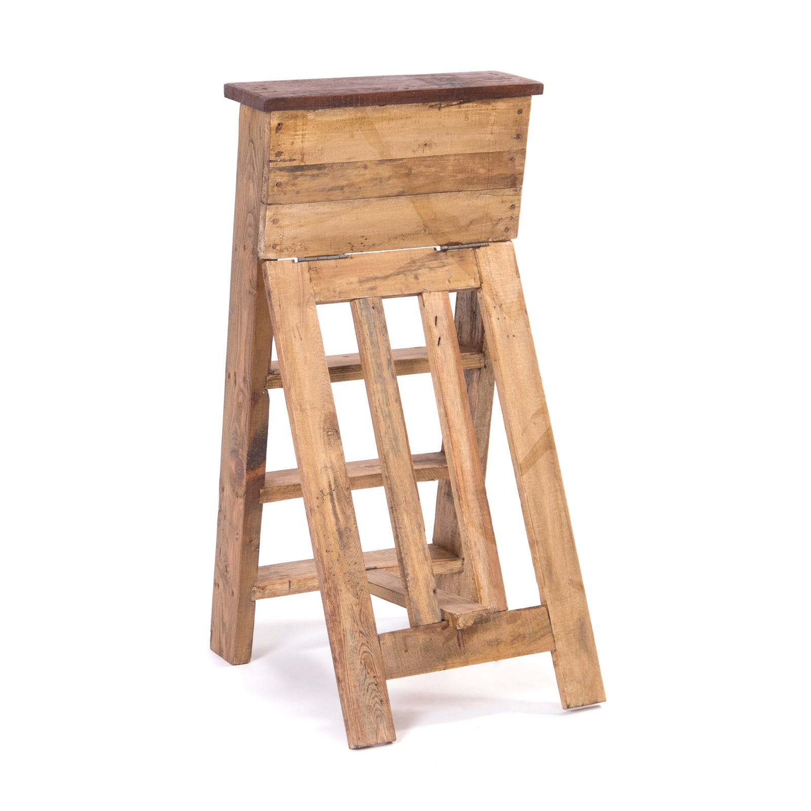 PFLANZENREGAL "FLORES" | Mahagoni & Teak, 80 cm | Blumenleiter