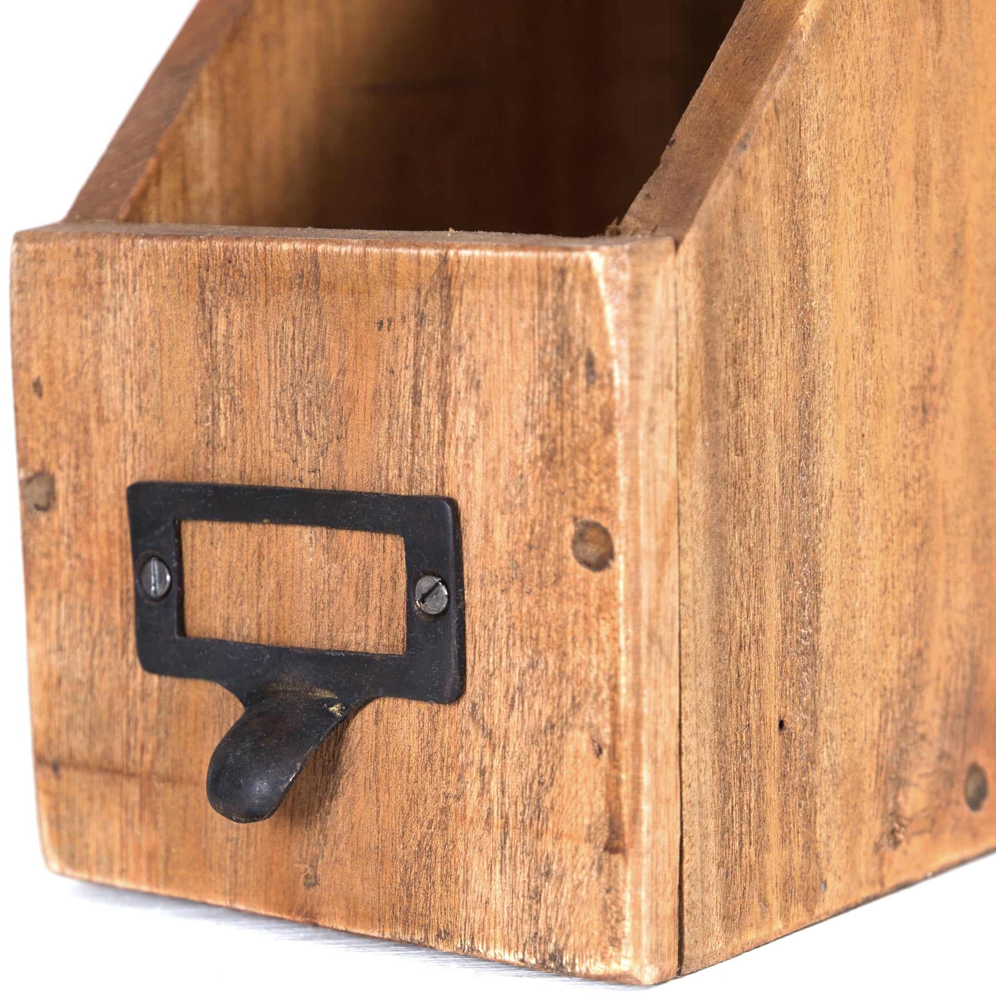 STEHSAMMLER "NOTA" | Mahagoni Holz, 30 cm | Stehordner