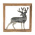 METALL WANDBILD | 20 cm, Metall, Mangoholz | Wanddeko