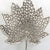 BLATT SCHALE "LEAF" | 2 Größen, Metall | Dekoschale silber