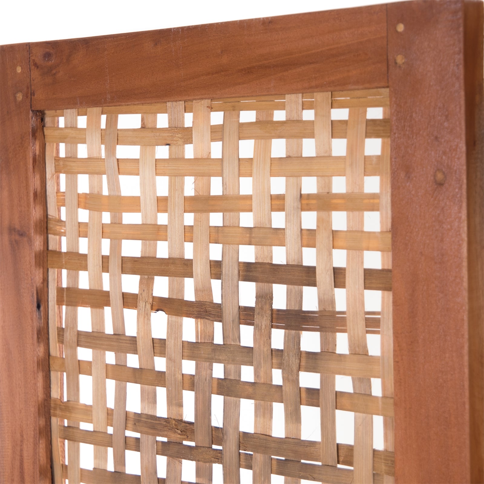 RAUMTEILER "MUMBAI" | 3-teilig, Mahagoni Holz | Paravent