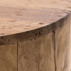 NACHTTISCH "COSTA" | Mahagoni & Teak, 65 cm | Holz Beistelltisch