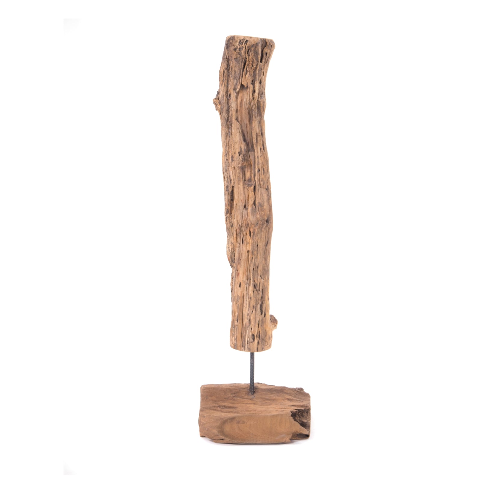 HOLZ SKULPTUR "ROOTS 100" | Wurzelholz rustikal | Teakskulptur