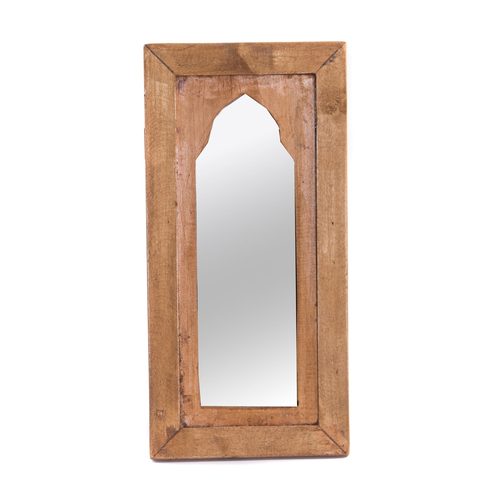 HOLZ WANDSPIEGEL"TARA" | 50 cm, Mahagoni & Teak Holz | Orient Spiegel