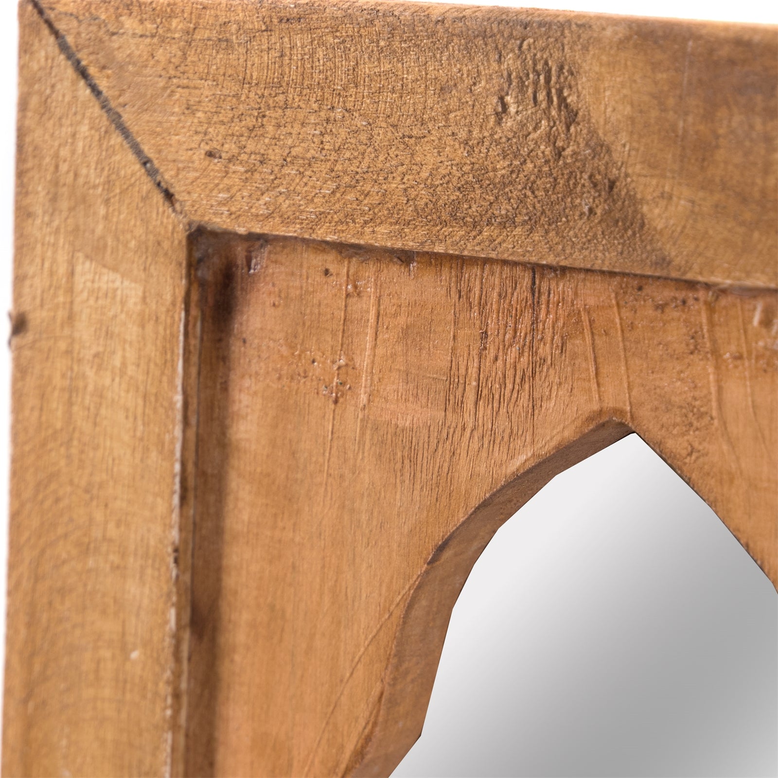 HOLZ WANDSPIEGEL"TARA" | 50 cm, Mahagoni & Teak Holz | Orient Spiegel