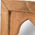 HOLZ WANDSPIEGEL"TARA" | 50 cm, Mahagoni & Teak Holz | Orient Spiegel