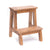 PFLANZEN HOCKER "FICUS" | Mahagoni Holz, 2 Stufen | Blumentreppe