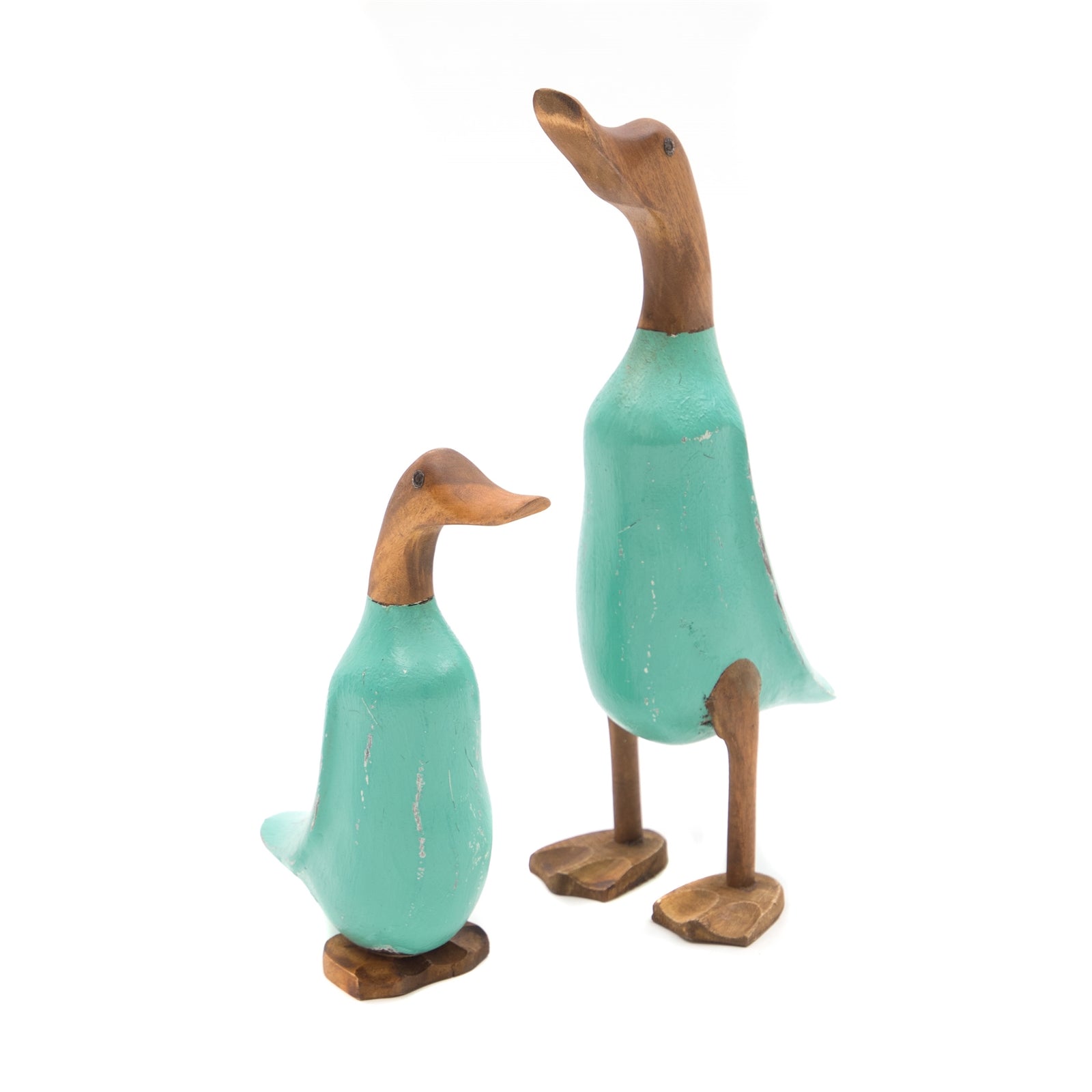 HOLZ ENTE DUCK Mahagoni Teakholz 2 teilig Deko Figur Farbe holz-ente-duck-mahagoni-teakholz-2-teilig-deko-figur-farbe