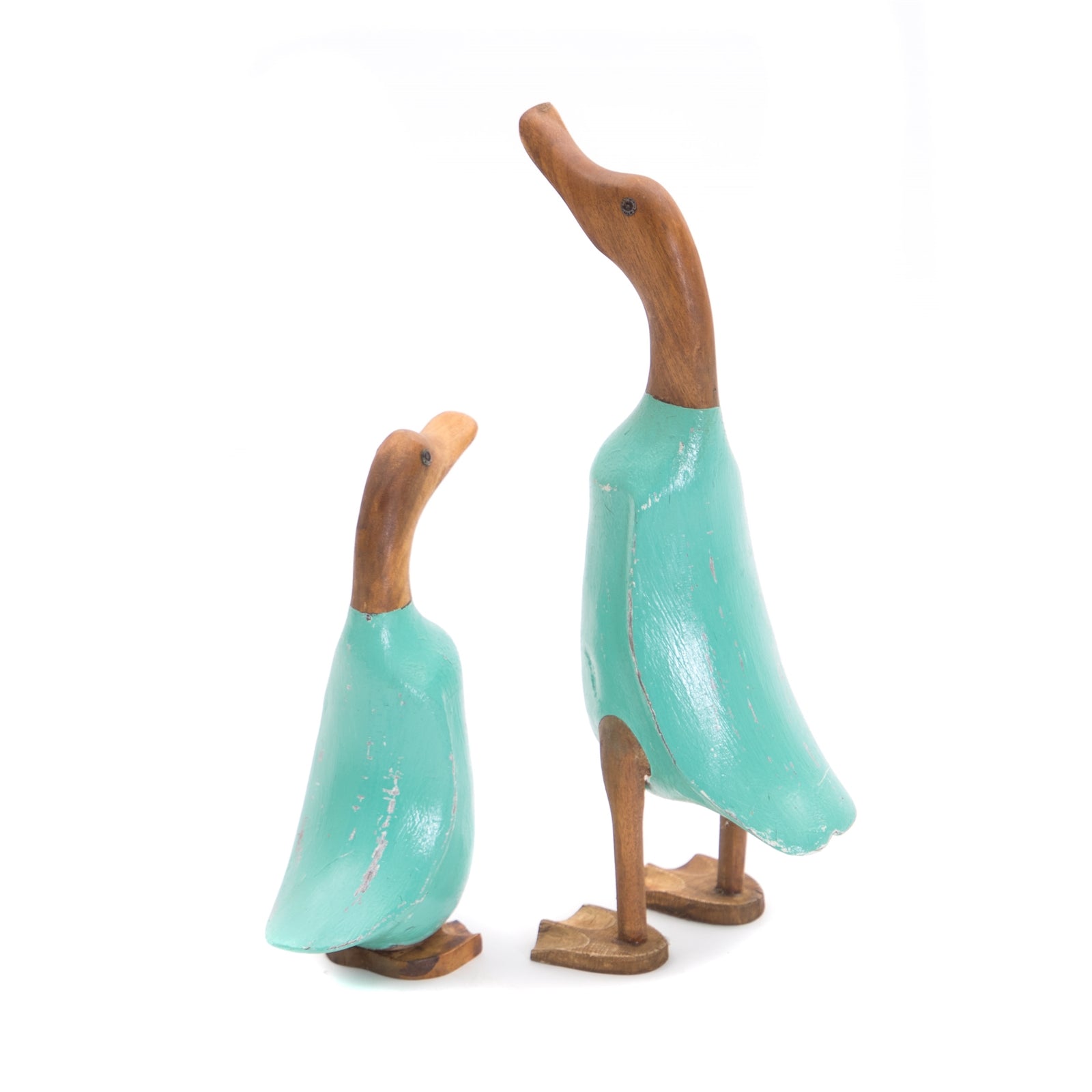 HOLZ ENTE DUCK Mahagoni Teakholz 2 teilig Deko Figur Farbe holz-ente-duck-mahagoni-teakholz-2-teilig-deko-figur-farbe