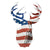 3D Cardboard Safari "BUCK DER HIRSCH" USA Flagge medium - DESIGN DELIGHTS