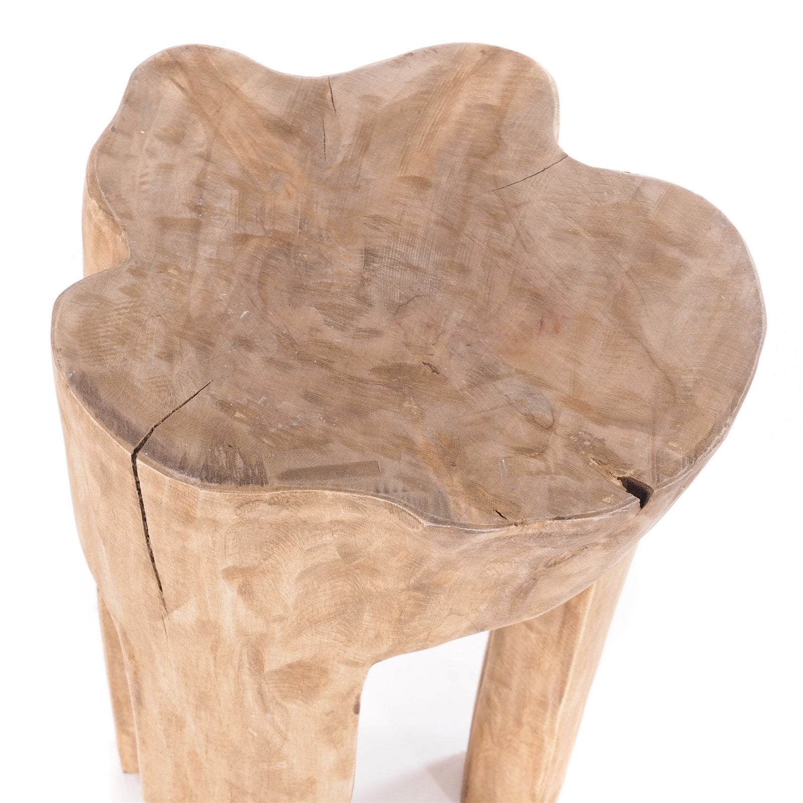 BAUMSTAMM HOCKER "LOG" | 41x29 cm (HxB), natur | Sitzhocker - DESIGN DELIGHTS