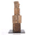 DEKO HOLZ FIGUR "TOWER 4" | Teak / Mahagoni, 40x20 cm (HxB) | Skulptur - DESIGN DELIGHTS