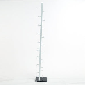 DESIGN CD STÄNDER "TOWER" | 138 cm, Metall | für 126 CDs | Farbe: weiß - DESIGN DELIGHTS