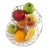 DOPPEL OBSTKORB "STAGE" | Eisen verchromt | Etagere - DESIGN DELIGHTS