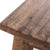 FUSSHOCKER Monte | 30x21cm(BxH), kleiner Holzhocker aus Mahagoni Holz | Farbe: 01 natur-vintage - DESIGN DELIGHTS