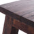 FUSSHOCKER Monte | 30x21cm(BxH), kleiner Holzhocker aus Mahagoni Holz | Farbe: 03 dunkelbraun - DESIGN DELIGHTS