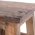 Fusshocker PALO | 27x26cm (HxB), rustikaler Holzhocker Mahagoni Hocker | Farbe: 01 natur-vintage - DESIGN DELIGHTS