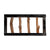 GARDEROBENLEISTE LIMB | 45x23cm(BxH) Treibholz Wandgarderobe mit Ästen | Farbe: 04 schwarz-natur - DESIGN DELIGHTS