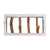 GARDEROBENLEISTE LIMB | 45x23cm(BxH) Treibholz Wandgarderobe mit Ästen | Farbe: 05 weiß-natur - DESIGN DELIGHTS