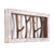 GARDEROBENLEISTE LIMB | 45x23cm(BxH) Treibholz Wandgarderobe mit Ästen | Farbe: 05 weiß-natur - DESIGN DELIGHTS