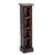 HOLZ CD REGAL "CD TOWER" | 76cm(H), Holzregal, CD Rack mit 4 Fächern | Farbe: 04 schwarz-natur - DESIGN DELIGHTS