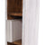 HOLZ CD REGAL "CD TOWER" | 76cm(H), Holzregal, CD Rack mit 4 Fächern | Farbe: 05 weiß-natur - DESIGN DELIGHTS