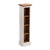 HOLZ CD REGAL "CD TOWER" | 76cm(H), Holzregal, CD Rack mit 4 Fächern | Farbe: 06 weiß-landhaus - DESIGN DELIGHTS