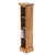 HOLZ CD REGAL "CD TOWER" | 76cm(H), Holzregal, CD Rack mit 4 Fächern | Farbe: 08 honigfarben gewachst - DESIGN DELIGHTS