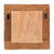 HOLZSPIEGEL "TEAK 50" | Teakkholz, 50x50 cm | Wandspiegel - DESIGN DELIGHTS