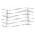 METALL TOPFUNTERSETZER "STRIPE" | 32,5 cm, Eisen | Abstellrost - DESIGN DELIGHTS