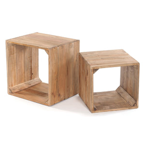 REGAL SET "VINTAGE CUBES" | Mahagoni | Holzregale - DESIGN DELIGHTS