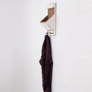 SCHLÜSSELBRETT "NATURA 40" | 40x30x13cm (HxBxT), Staufach | Garderobe | Farbe: 06 weiß-landhaus - DESIGN DELIGHTS