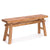 SITZBANK "EAST" | Mahagoni, 118x53x27,5cm (BxHxT) | Holzbank - DESIGN DELIGHTS