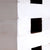 SITZHOCKER "BRICK" | 48x29cm (HxB), Mahagoni | Holzhocker | Farbe: 06 weiß-landhaus - DESIGN DELIGHTS