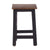 Sitzhocker MADERO | 48x30cm(HxB), Recyclingholz, Holzhocker, Hocker | Farbe: 04 schwarz-natur - DESIGN DELIGHTS