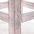 Sitzhocker MADERO | 48x30cm(HxB), Recyclingholz, Holzhocker, Hocker | Farbe: 05 weiß-natur - DESIGN DELIGHTS