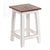 Sitzhocker MADERO | 48x30cm(HxB), Recyclingholz, Holzhocker, Hocker | Farbe: 06 weiß-landhaus - DESIGN DELIGHTS