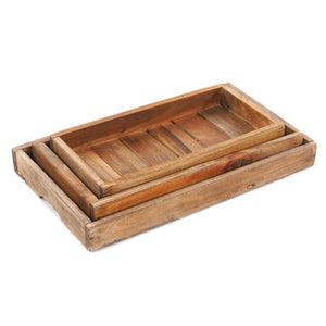 TABLETTSET "VALET" | 45x27 cm, Altholz | Küchentabletts - DESIGN DELIGHTS